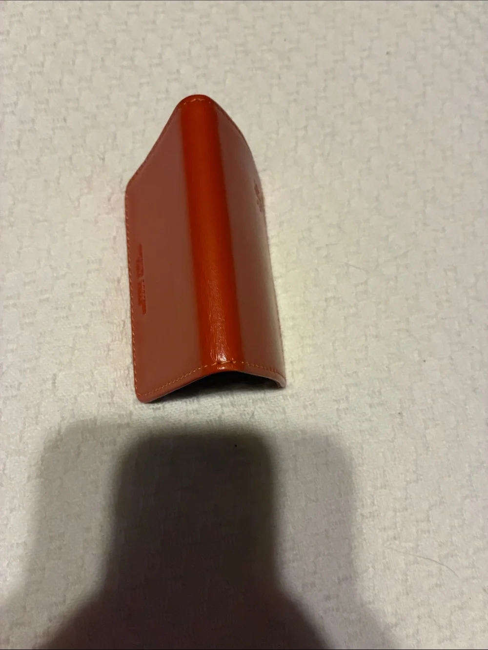 Firenze  Leather orange Card Holder